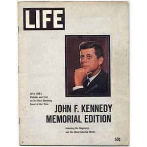 Life: John F. Kennedy Memorial Edition Staple Bound January 1, 1963